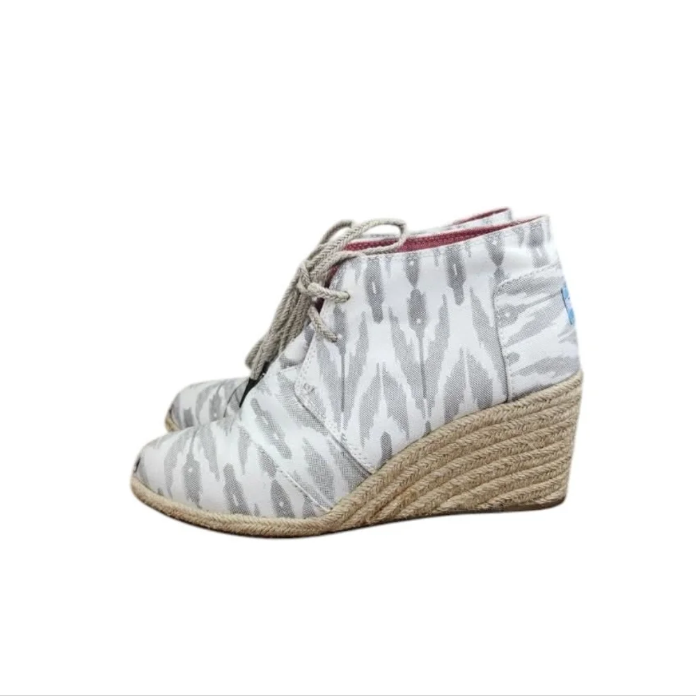Toms‎ Ikat Desert Wedge Espadrille Bootie (8.5)